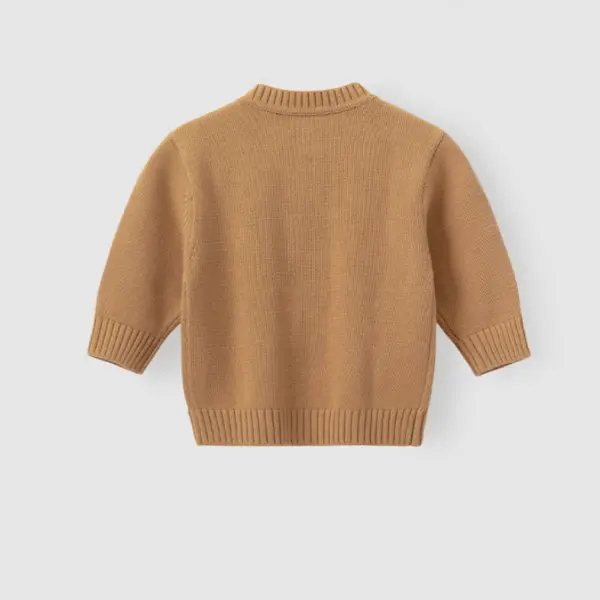 Cardigan in maglia di cotone per bambini