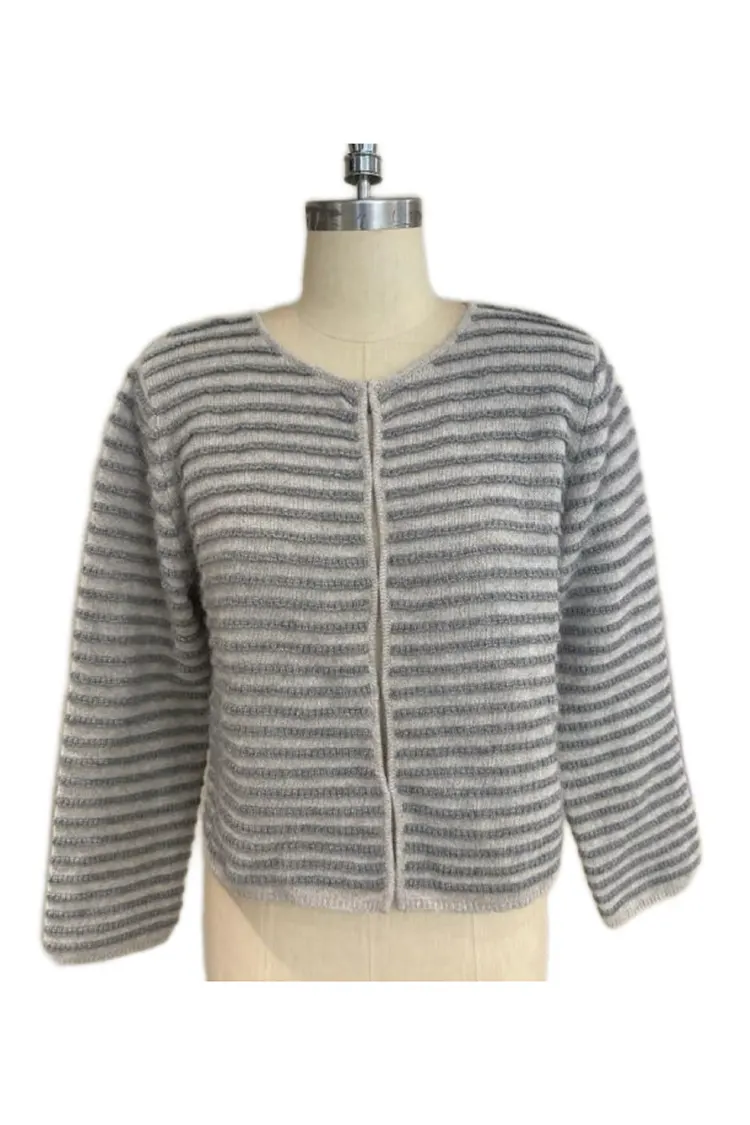 Maglione in cashmere a righe da donna